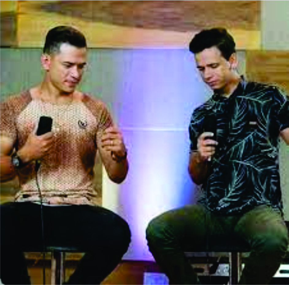 Harley e Gustavo dia de 09 de junho realiza o sonho de cantar na sua cidade natal Figueirópolis
